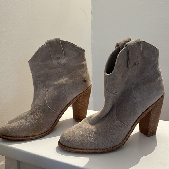 Joie Monte Ankle Boots in Sandstone Suede 36/6 - Picture 15 of 16
